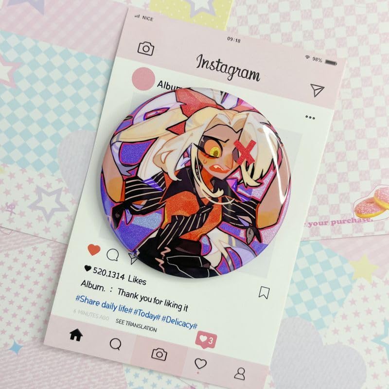 Amazon.co.jp: ハズビンホテル 周辺 アクリルスタンド キーホルダー 缶